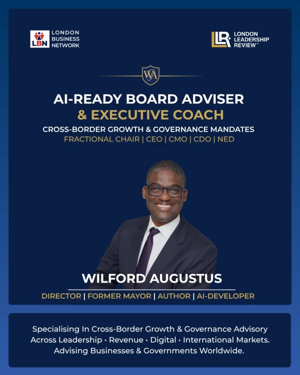 Wilford Augustus — AI-ready board adviser and executive coach