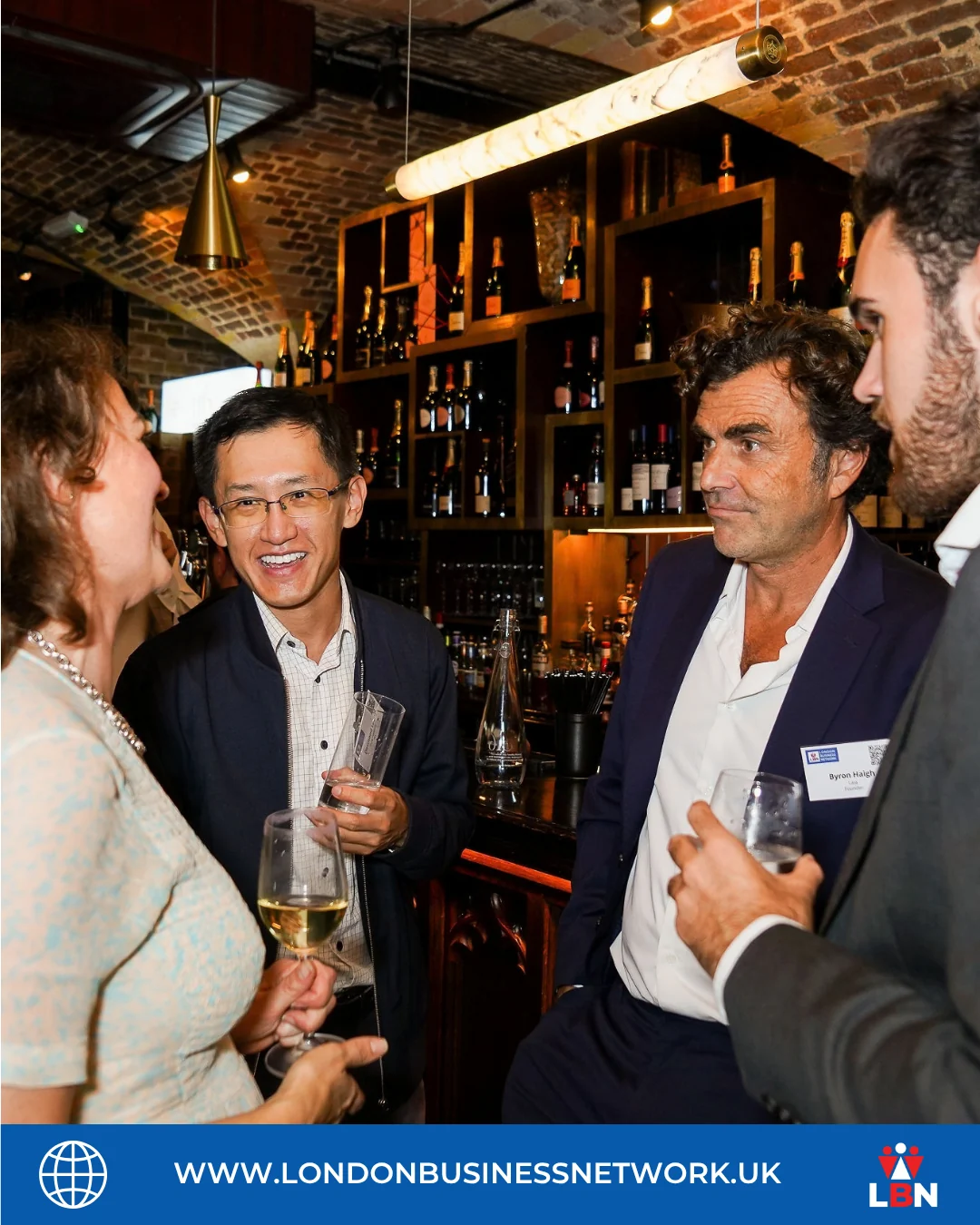 LBN participants engaged in a lively conversation